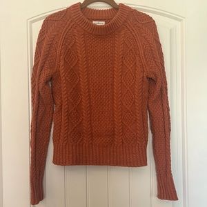 LL Bean Signature Cotton Fisherman Sweater (women’s) size small.